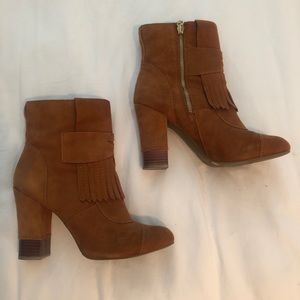 BCBG Tan Booties